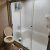 grande douche avec banc